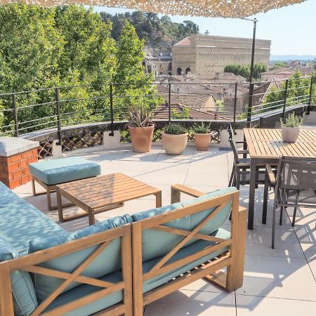 Le Rooftop - Vue Incroyable Sur Le Theatre Antique Orange  Eksteriør bilde